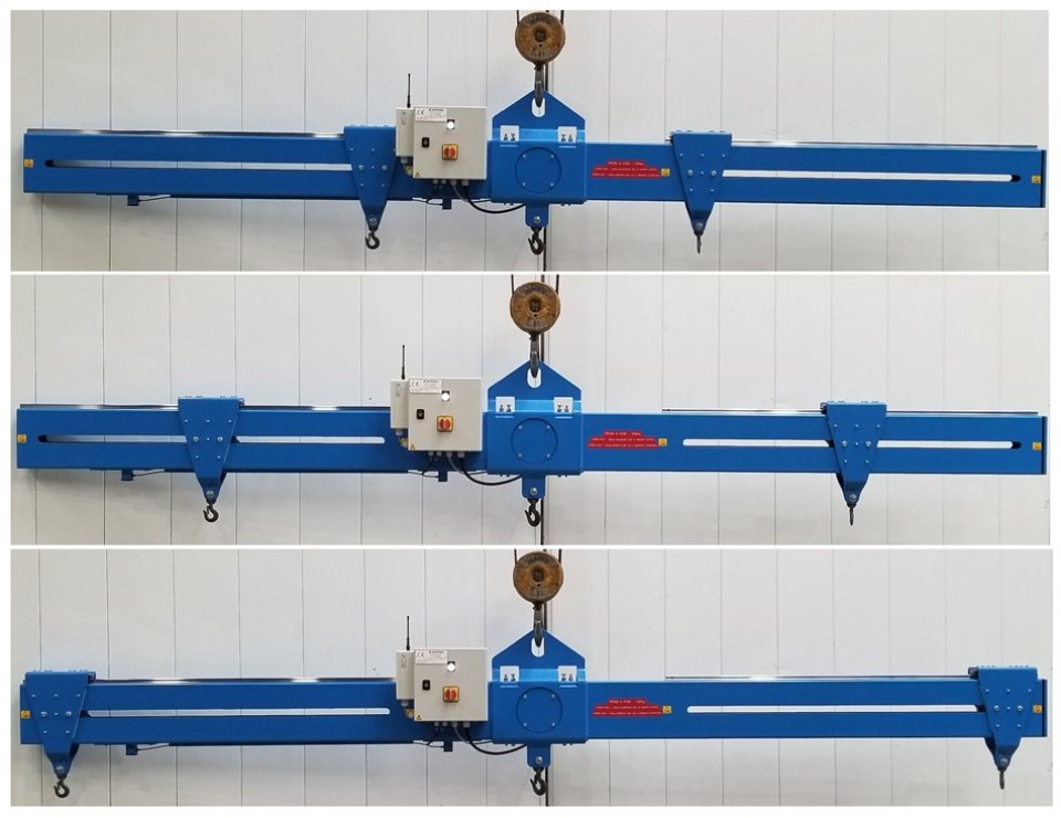 Palonnier de levage réglable et radiocommandé SEREMA
